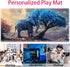 VSHSEEOM 24 14 inch MTG Playmat, Smooth Surface Game Play Pad MTG TCG x with Storage Bag, Non-Slip Mouse Pad Card