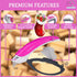 Pack 5 Pink Box Cutter Retractable Utility Knife - Two Heavy Duty Cardboard Carton Cutter Opener Retracting