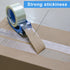 BOMEI PACK Strapping Tape 2 Inch with Dispenser, Heavy Duty Fiberglass Reinforced Packing Tape for Moving and Shipping