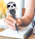 DolliBu Sloth Plush Pen Cute & Soft Stuffed Animal Ballpoint Novelty Pen Toy, Unique Writing Pen Instrument For Cool
