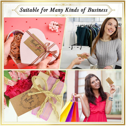 Outus 180 2 3.5 Inches Packaging Pcs Mini Thank You Cards Small Business Cards x Thank You for Your Order