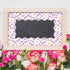 Whaline 131.2ft Retro Groovy Bulletin Board Borders, Green Blue Pink Purple Checkered Flower Trim for School Decor