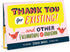 Em & Friends Thank You Sticky Note Packet, 6 Pads Set, 2.75 x 2.75-Inches, 40-Sheets Each
