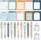 Cholemy 60 Pcs Teacher Appreciation Gifts Set, Cute Sticky Notes, Notepads, Pens for Teacher Christmas Gifts