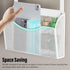 Yosoo Health Gear Hanging Desk Side Organizer, Adjustable Carbon Steel and PP Mesh, Clamp On Storage for Office Home