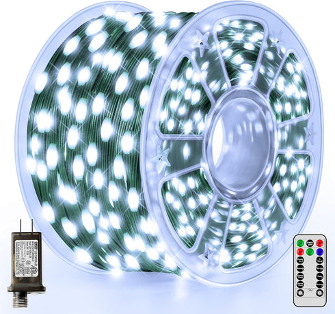 Christmas Lights 1200 LED 394 FT, IP67 Waterproof Christmas Tree Lights with