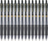 Pilot G2 Premium Gel Roller Pens, Bold Point 1 mm, Pack of 14, Black Ink
