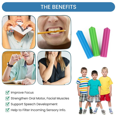 Set, 6 Packs Sensory Pencil Toppers, Silicone Pencil Top Fidgets Motor Aid for Sensory Kids or Teens with Anxiety