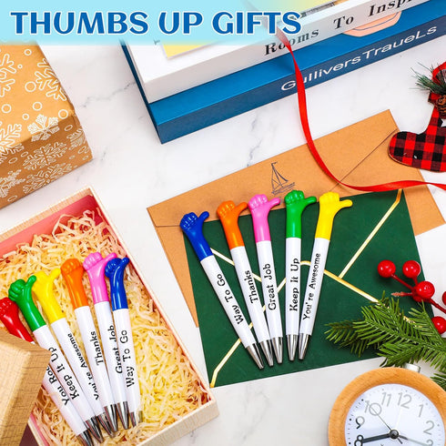 Woanger Inspirational Quotes Thumbs Up Pens, Thank You Gifts Bulk for Employee Appreciation