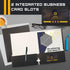 Better Office Products Two Pocket Portfolio Folders - 50-Pack, Black, Letter Size Paper Folders