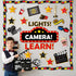 Movie Night Bulletin Board Classroom Decoration Set, Motivational Hollywood Theme Cutouts for Back to School Decor