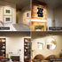Dimmable 16inch) Wireless Picture Lights for Wall, Battery Operated Wall Light for Painting Rechargeable CCT Rotatable