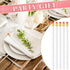 Tinlade 50 Pcs Triangular Grip HB Graphite Pencils with Eraser, Wedding Pencils for School Drawing Sketching Bridal