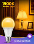 Bulb, Bulbs 1900K Bulbs 60W E26 A19 Bulbs 2 Pack Sleep Light Amber Light for Sleep Therapy, Blue Light Blocking, Dim