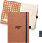 Dingbats* Wildlife Dotted Extra Large A4 Notebook, PU Leather Hardcover Journal for Work, Writing