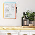 Mr. Pen Dry Erase Board 14” x 11” with Colorful Frame, Black Marker, Small White Board for Kids