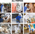 Coveralls for Men, Heavy Duty All Purpose Disposable Coveralls, Maximum Protection for Painting & Agriculture