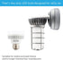 10W E26 Bulb, White(2700K), 100w 50000hrs 1000LM, 120-277V, Legental LED Mini PUCK, Medium Base Squat Soft incandescent