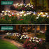 FENSAN Lights,4packs-32LED IP65 Solar Garden Outdoor Solar Powered Decor for Yard, Patio, Pathway, Waterproof Butterfly