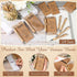 Sayglossy 24 Sets Graduation Appreciation Gift Inspirational Mini Spiral Notebooks Motivational Bamboo Pens with Cards