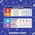 Sproutbrite Educational Math Posters - Fractions Order of Operations Classroom Banner Decorations for Teachers