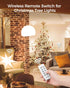 4 15A/1875W/125V, 4 Remote Control Outlet with Independent Control Sockets, WILAWELS Wireless Remote Light Switch