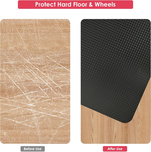 55"36" Vicwe Gaming Chair Mat for Hardwood Floor, Office Chair Mat, PVC Computer Chair Mats, Easy Glide, Floor