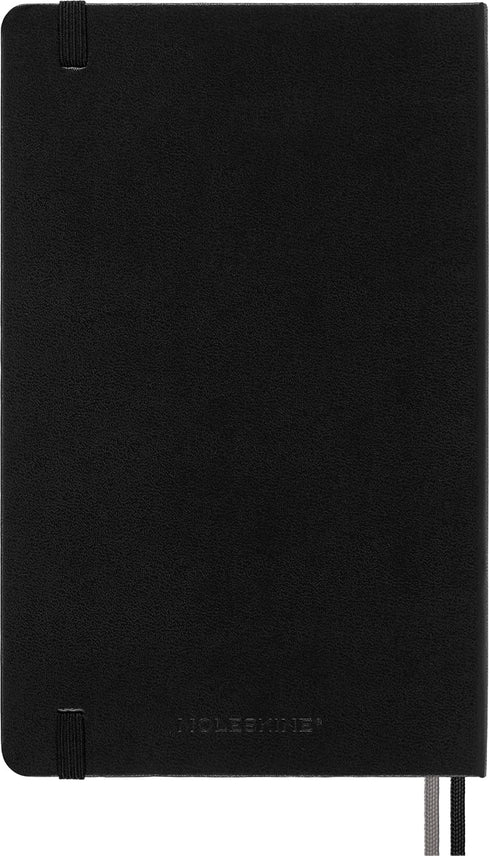 Moleskine Classic Expanded Notebook, Hard Cover, Large (5" x 8.25"), Plain/Blank, Black, 400 Pages