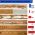 18PCS Set 12pcs 4inch Wood Grain Tool, Wood Graining Tool with Extra Paint Roller Kit with TrayRubber Wood Grain Roller