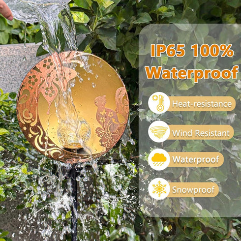 Unique Birthday Gifts for Women Mom Grandma,Solar Butterfly Cat Garden Lights Outdoor Decor,Housewarming Gifts New Home