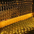 200 9.8 6.6 8 Dazzle Bright Christmas LED Net Lights, FT x FT Connectable Mesh Lights Clear Wire with Lighting Modes