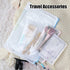 EOOUT 24pcs Waterproof Mesh Zipper Pouch, 8 Sizes, Plastic Travel Bags, Multipurpose for Office Supplies and Storage