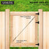 SANKINS Anti-Sag Gate Kits for Wooden Fence, Black Support Cable Kit for Outdoor Repair