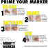 PM-68 8-Pack DG Paint Markers, Heavy Duty Industrial Paint Markers, Ketone-Based, Xylene Free, Quick Dry, Degrease