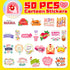 Mother's Day Stickers, Waterproof Decals Love Heart Flower Self-adhesive Stickers for Scrapbook Party Supplies