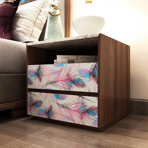 17.7" 6.8ft Closet LACHEERY Removable Wallpaper Stick and Peel Purple Blue Contact Paper x Wall Paper Roll Peel