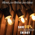 3 Watt Dimmable Low Wattage LED Bulbs, E26 Standard Base, 25 Watt Equivalent, Amber Glass, 2 Pack