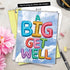 Jumbo Get Well Greeting Card by NobleWorks (8.5 x 11 Inch) - Beautiful Feel Better Soon Group Notecard J5651HGWG