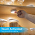 20 Closet, 2-Pack 25434 GE Wireless LED Tap-Lights, Battery Operated, Lumens, Touch-Activated Puck Lights, Stick-On