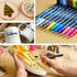 Overseas Paint Pens, 12 Colors Permanent Markers, 0.7mm Extra Fine, Water Based, Waterproof for Wood, Metal, Rock,