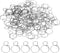 PATIKIL 100Pcs Silver Stainless Steel Chandelier Connector Pins