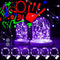 OMIKA 6 Pack Black Light Fairy Lights Battery Operated, 7Ft 20LED UV