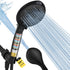FASDUNT Filtered Shower Head with Handheld, High Pressure 8-Mode Handheld Showerhead with