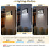 3-Color MAXvolador Solar Powered Address Sign House Numbers Waterproof, Lighting Modes LED Illuminated Address Plaque