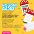 Set 8 Big Dot of Happiness Holiday Thank You - Christmas Appreciation Money and Gift Card Sleeves - Nifty Gifty Card