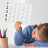 Dry Erase Boards for Kids 25 Pack, Double Sided Small Whiteboard with Lines for Students, 9"x12" Mini Boards