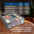 BCW Collectible Card Bin - Single Gray | Storage Box for Trading Cards | Holds 3200 Cards | Includes 4 Partitions
