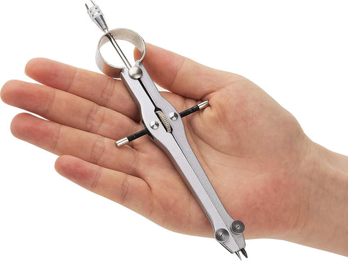 Mr. Pen Professional Compass for Geometry, Extra Lead Metal Drawing Tool for Students, Drafting Compass for Back to