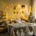 JMEXSUSS Warm White Indoor String Lights - 33ft 100LED Christmas Lights, 8 Modes Twinkle Fairy Lights