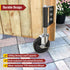 Heavy Duty Gate Caster - Spring Loaded Swivel Wheel for Wooden Gate and Fence, 220LBS Capacity